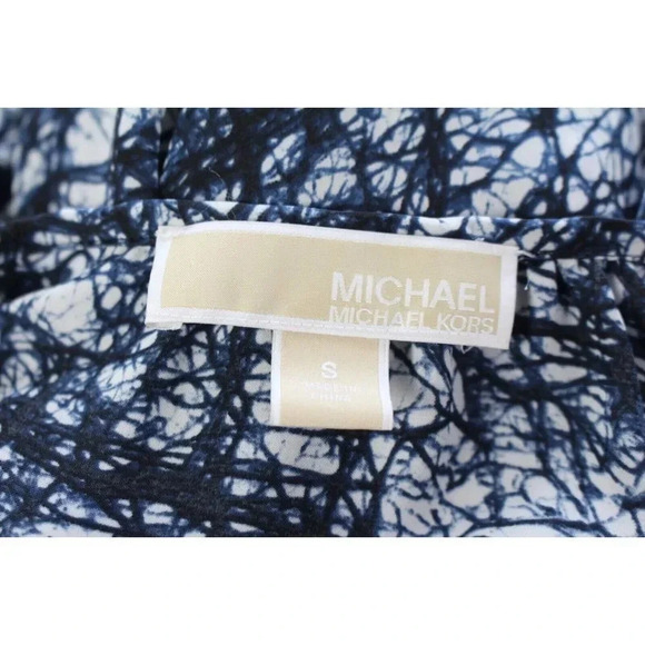 MICHAEL KORS blue blouse size S - Picture 8 of 8